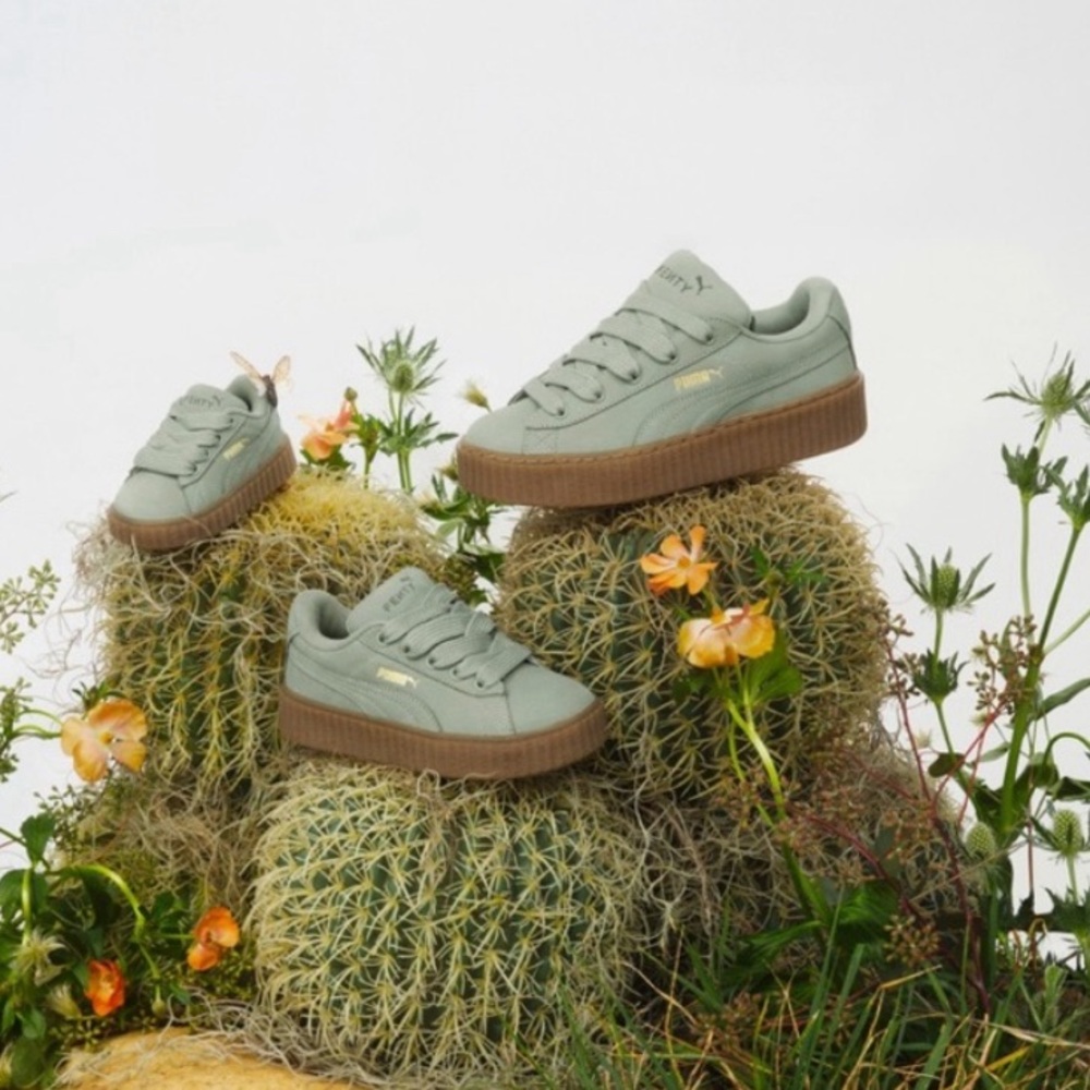 New IN BOX🌿Limited Edition🌿 Fenty puma fog green CREEPERS size 8.5 mens/women 10